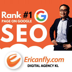 Call Ericanfly - SEO & Google Digital Marketing Malaysia @ +012-696 3011 for Free Digital Marketing Consultation Services